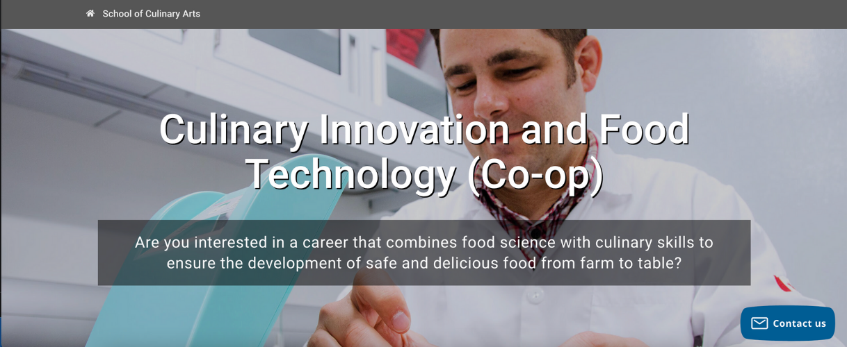 Niagara College | Culinary Innovation and Food Technology